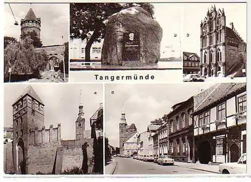 12889 Mehrbild Ak Tangermünde 1982