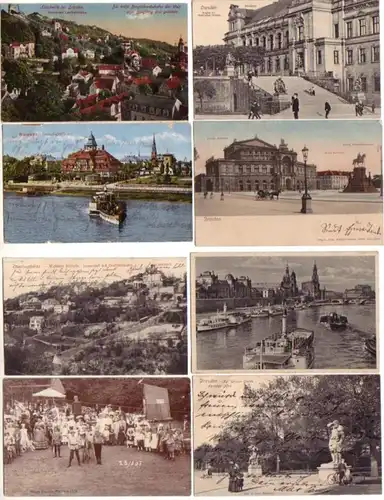 12876/8 Ak Dresden Oberloschwitz, etc. vers 1915