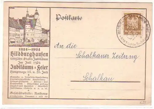 12845 Ak Hildburghausen 600jähr. Stadtjubiläum 1924