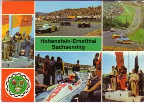 12836 Mehrbild Ak Hohenstein Ernstthal Sachsenring 1980