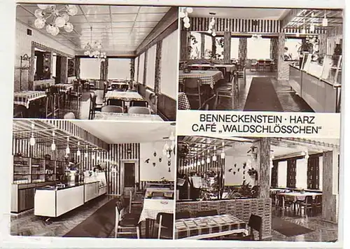 12828 Mehrbild Ak Benneckenstein Harz Café 1982