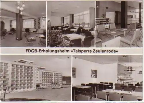 12824 Ak FDGB Maison de repos "Talblocke Zeulenroda" 1983