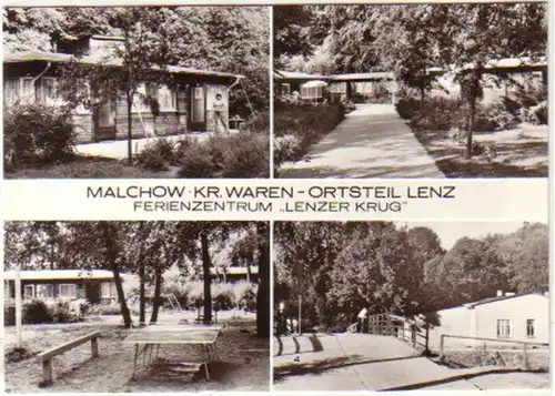 12803 Mehrbild Ak Malchow Kreis Waren 1982