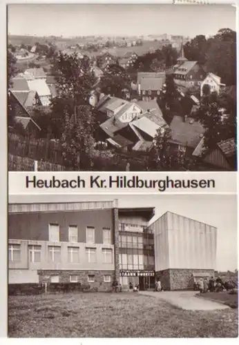 12791 Mehrbild Ak Heubach Kreis Hildburghausen 1979