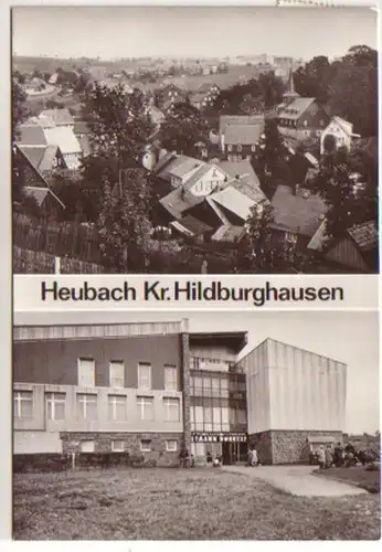 12791 Multiages Ak Heubach Kreis Hildburghausen 1979