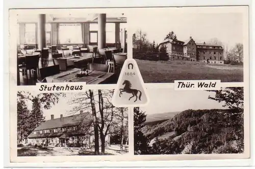 12767 Mehrbild Ak Stutenhaus Thür. Wald 1958