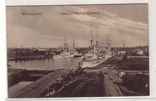 12743 Ak Wilhelmshaven port port d'image 1911