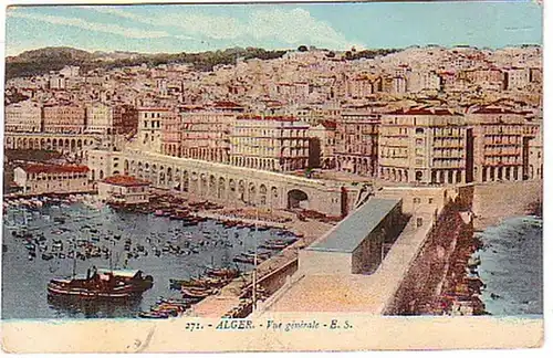 12738 Ak Alger Algérie Vue Générale 1913