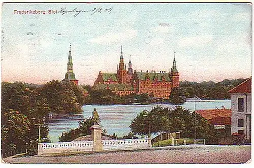 12735 Ak Frederiksborg Slot Dänemark 1909