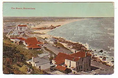 12730 Ak Muizenberg Südafrika the Beach um 1910