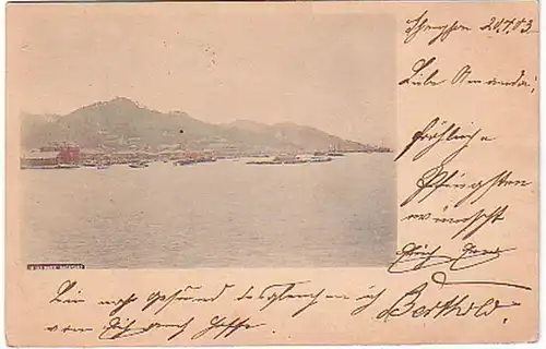 12723 Ak Nagasaki Japan Totalansicht 1903