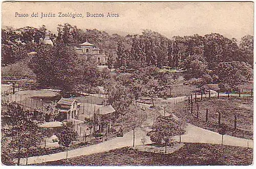 12720 Ak Buenos Aires Paseo del Jardin Zoológico 1911
