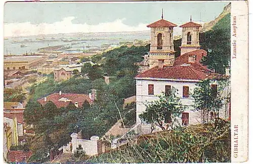 12718 Ak Gibraltar Lunatic Assylum 1907