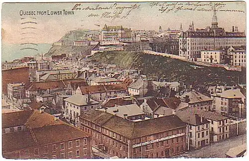 12717 Ak Québec from Lower Town Canada 1907