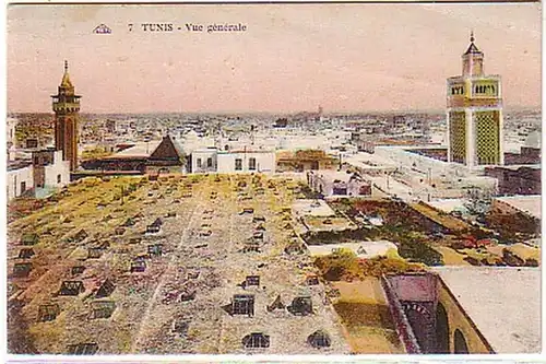 12715 Ak Tunis Tunesien Tunisie Vue Générale 1928