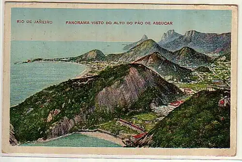 12701 Ak Rio de Janeiro Brasilien Panorama 1925