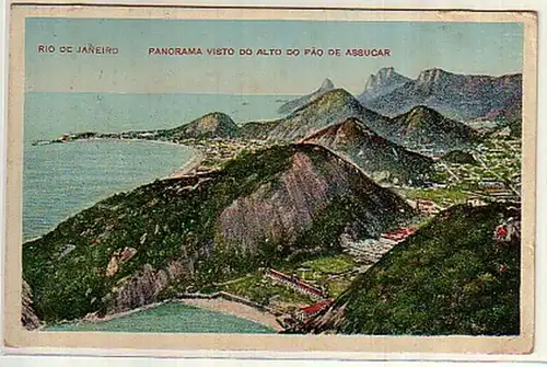 12701 Ak Rio de Janeiro Brésil Panorama 1925
