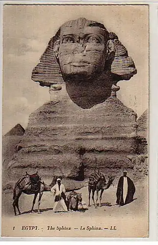 12694 Ak Egypt Egypte le Sphinx vers 1920