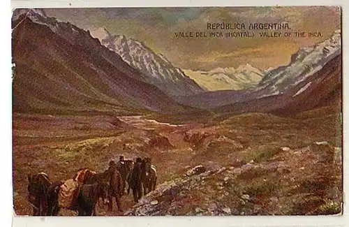 12660 Ak Republica Argentina Valley of the Inca 1907