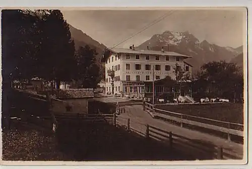 12651 Foto Ak Mayrhofen Geisler's Gasthof 1924