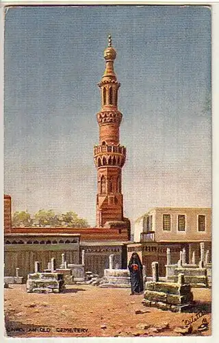 12629 Ak Cairo Ägypten an old Cemetery 1907