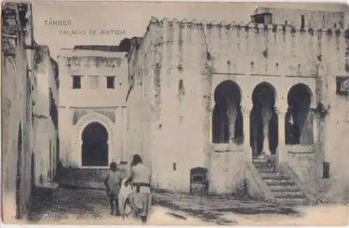 12596 Ak Tanger Maroc Palais de Justice vers 1910