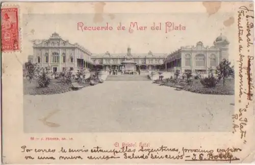 12587 Ak Buenos Aires Argentine Bristol Hotel 1903