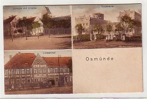 12584 Mehrbild-Ak Osmünde Brennerei usw. um 1910