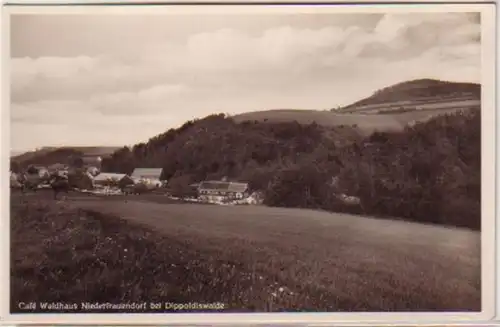 12575 Ak Niederfränedorf bei Dippoldiswalde Café 1930