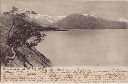12550 Ak Santa Cruz Lago del Volcan Argentine 1907