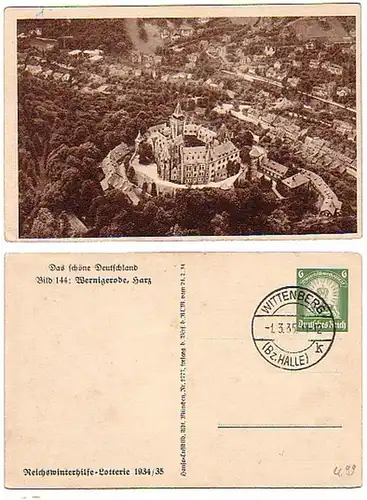 12532 Ensembles de matières résine Ak Wernigerode 1935