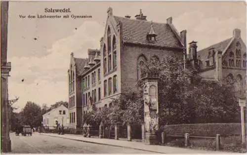 12517 Feldpost Ak Salzwedel Gymnasium 1917
