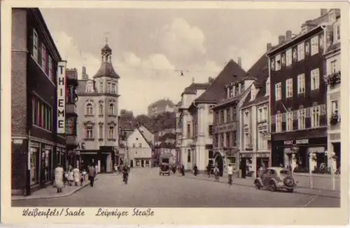 12518 Ak Weisenfels Saale Leipziger Strasse 1939