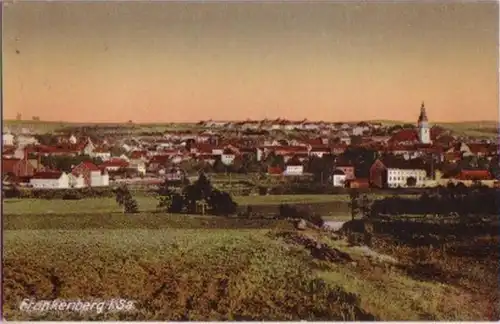 12509 Ak Frankenberg en Saxe Vue totale vers 1920