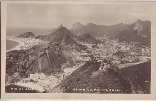 12477 Ak Rio de Janeiro Brasilien Panorama Parcial 1955