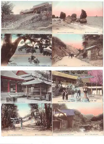 12446/8 Ak Nagasaki Japon Vues de la ville vers 1910