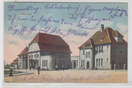 12445 Ak Saarlouis nouvelle gare 1912