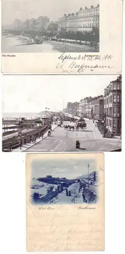 12434/3 Ak Eastbourne Großbritannien um 1900