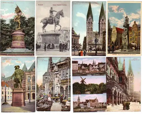 12418/8 Ak Bremen Monument aux Guerriers, etc. vers 1910