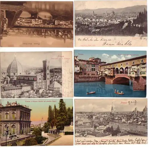 12415/6 Ak Firenze Florenz Stadtansichten um 1910