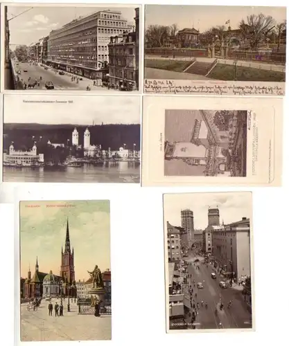 12412/6 Ak Stockholm Suède Vues de la ville vers 1920