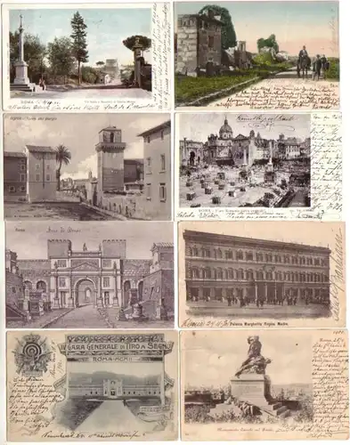 12409/8 Ak Rom Italien Stadtansichten um 1902