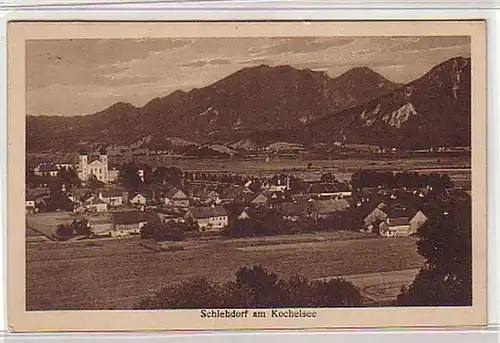 12406 Ak Schlehdorf au lac de Kochel Vue totale 1921