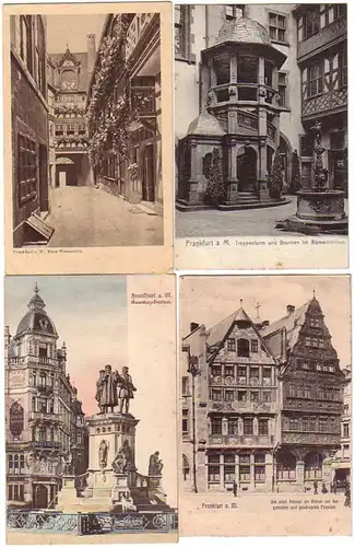 12383/4 Ak Frankfurt am Main Vues locales vers 1910