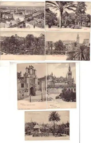 12384/7 Ak Sevilla Spanien Stadtansicht um 1910