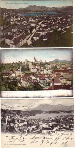 12373/3 Ak Luzern Schweiz Stadtansichten um 1910