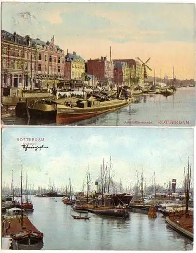 12356/2 Ak Rotterdam Niederlande Hafenansichten um 1908