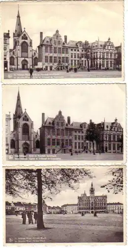 12358/3 Ak St. Nicolas Waas Belgien Stadtansichten 1943