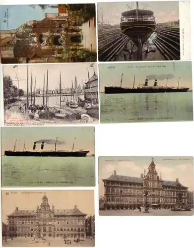 12354/7 Ak Antwerpen Belgique Vues de la ville vers 1915