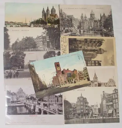 12353/9 Ak Amsterdam Pays-Bas Vues de la ville vers 1920